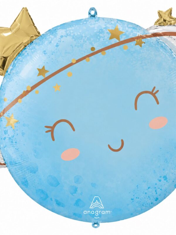 LoonBalloon Party Little Moon Boy Foil Party Balloon 29 Inch 5 Count